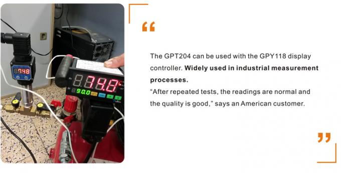 Trasmettitore di pressione idraulica digitale industriale compatto 24VDC per letture accurate 2