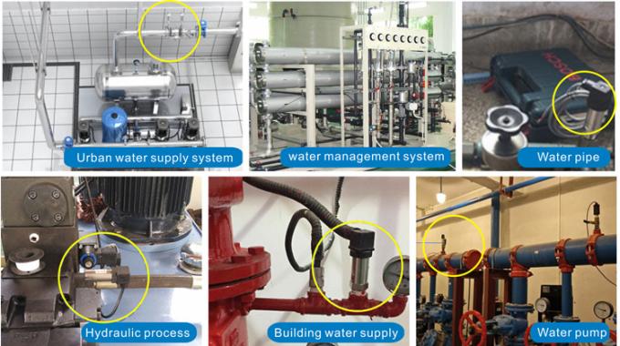 Distanza di pressione 0-600 bar Sensore di pressione diffuso di olio di silicio RPT202 con uscita da 0,5 a 4,5 V e certificazione CE RoHS 3