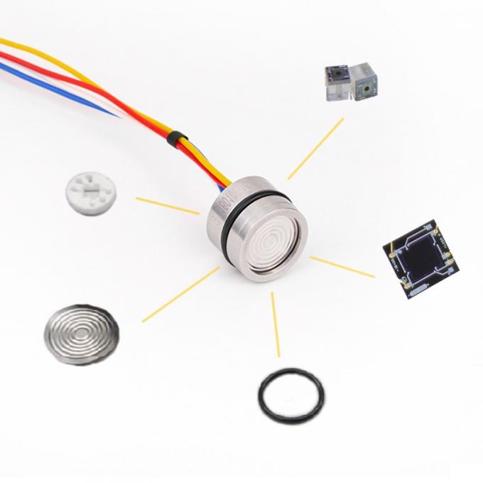 RJ10 OEM in acciaio inossidabile Universal 19mm Piezoresistive Sensore di pressione del silicio per l'acqua aria gas liquido 1