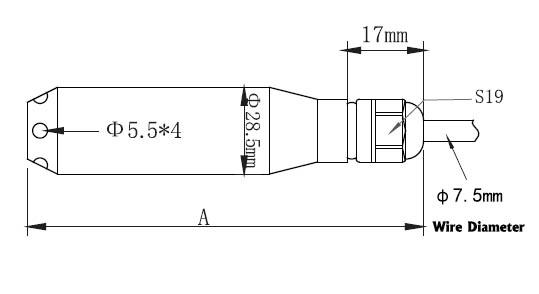 Sistema di monitoraggio del rilevatore di livello dell'acqua personalizzato Controller di pompa sommergibile Indicatore di sensore automatico 5