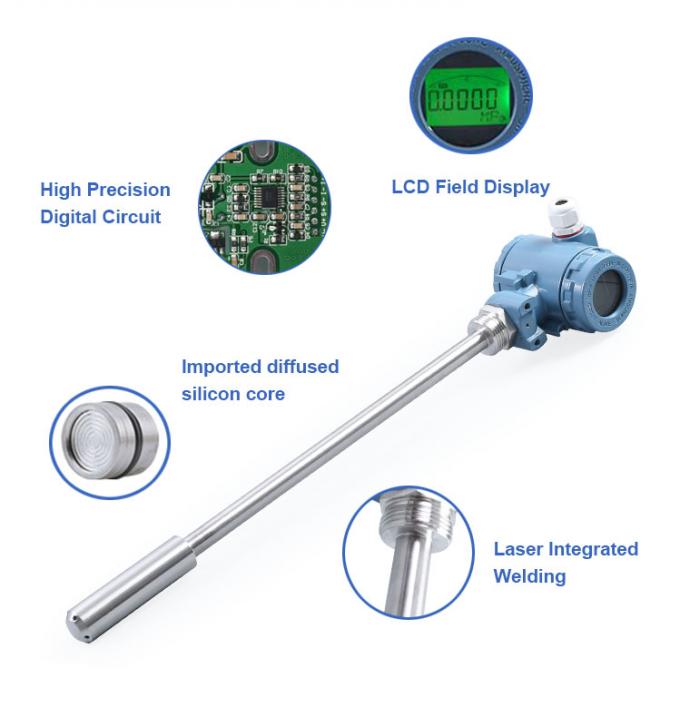Trasmettitore di livello 0-10v ad alta accarizia e misuratore di livello del liquido per indicatore di livello del liquido 2